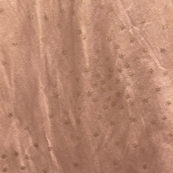 a.n.a Pink long sleeve Women's blouse with gold stars - Picture 3 of 3